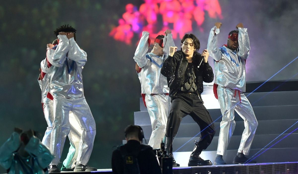 Jungkook Performs Dreamers at the FIFA World Cup 2022 Opening Ceremony in Qatar